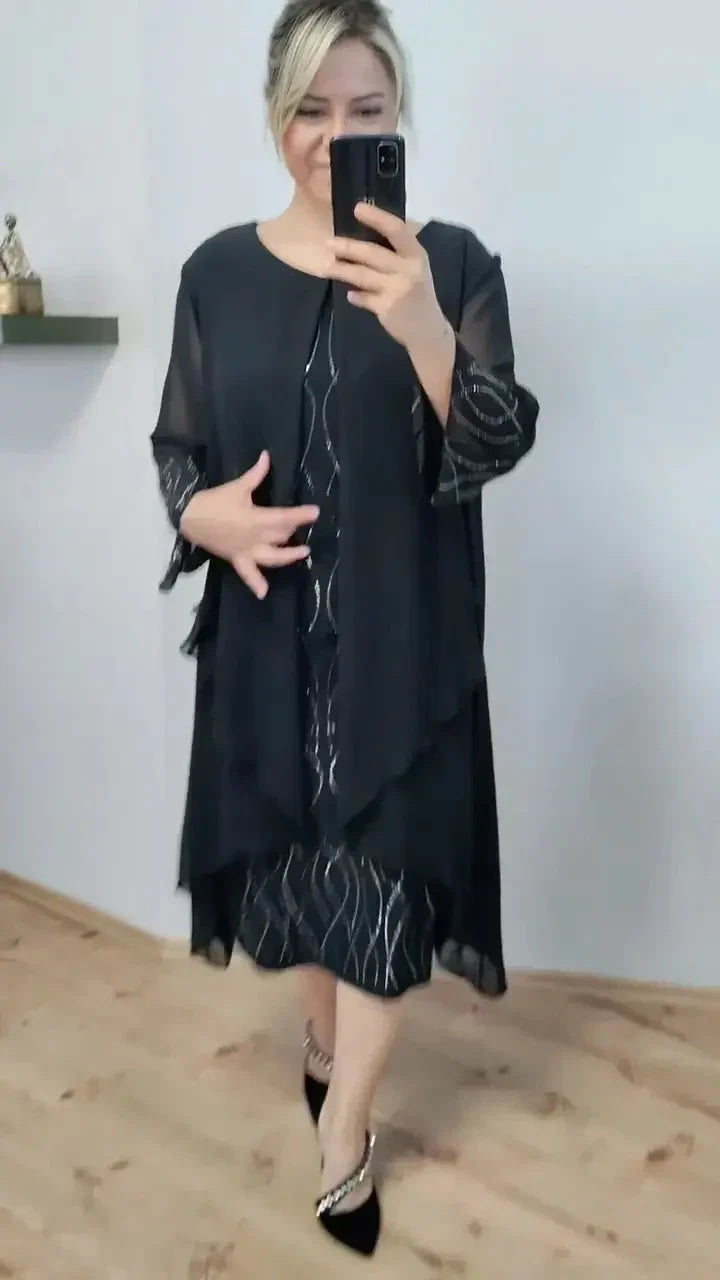 🔥2024 Fashion Chiffon Dresses New Listing -40% off❄️Kostenlose Lieferung✈️