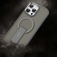 Magnetische stoßfeste Handyhülle mit Ständer für iPhone 15-11 Serie