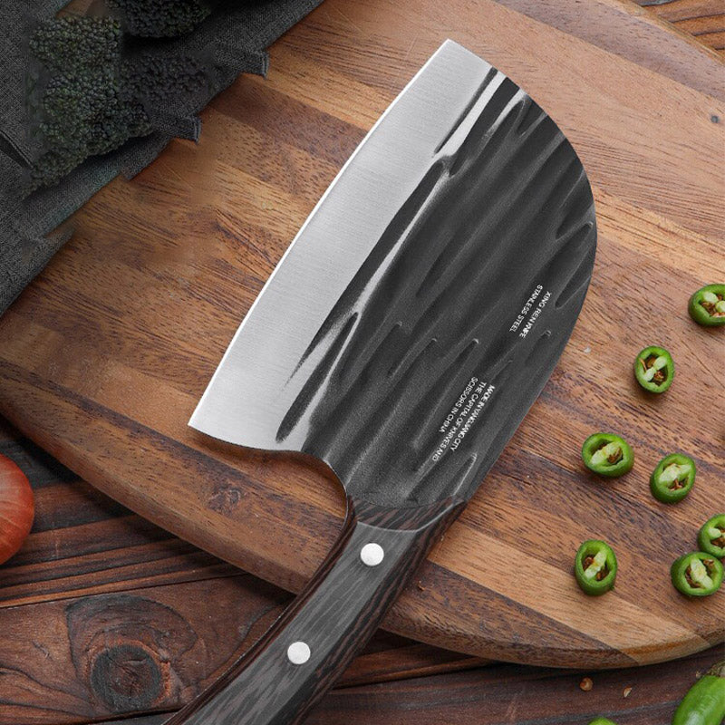 Edelstahl-Küchenmesser mit ergonomischem Griff