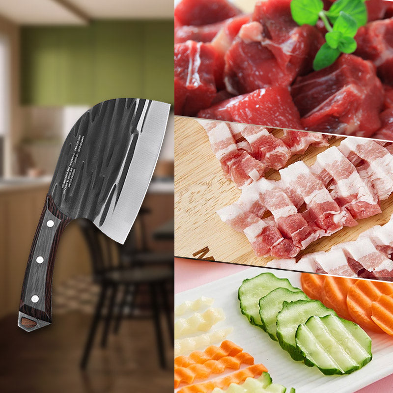 Edelstahl-Küchenmesser mit ergonomischem Griff