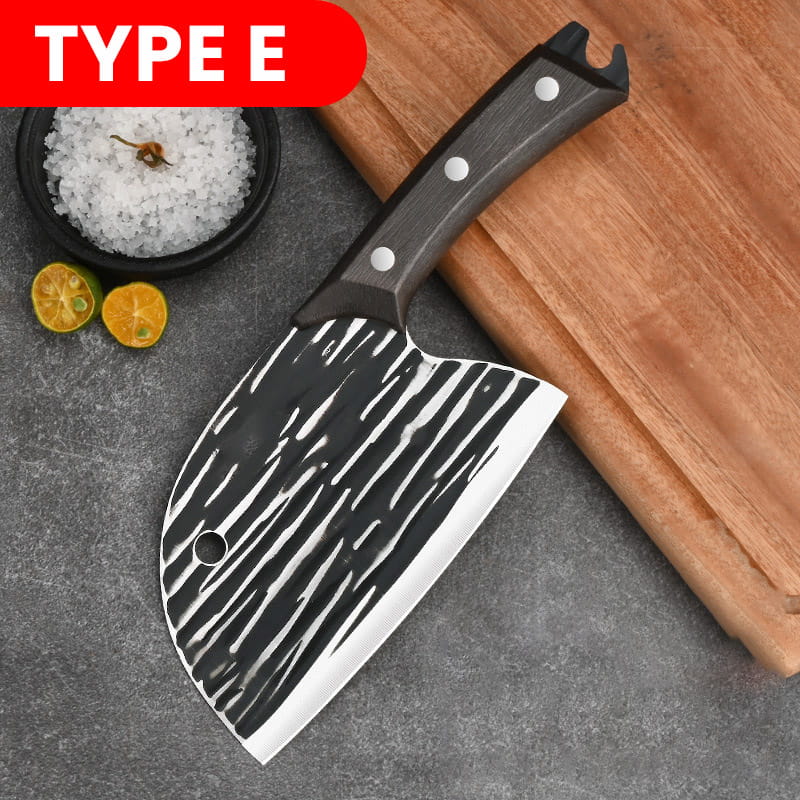 Edelstahl-Küchenmesser mit ergonomischem Griff