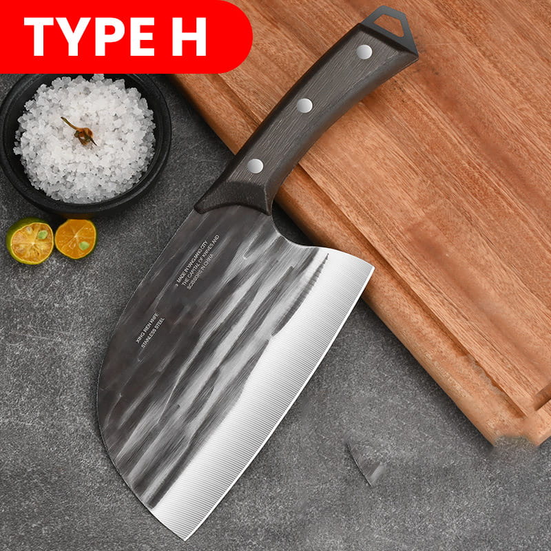 Edelstahl-Küchenmesser mit ergonomischem Griff
