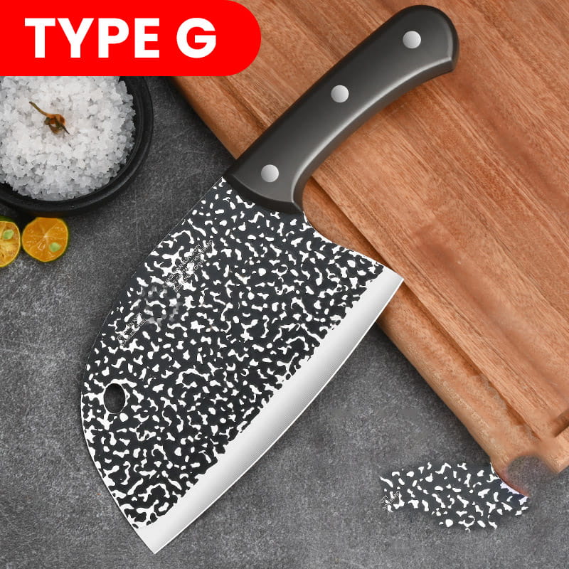 Edelstahl-Küchenmesser mit ergonomischem Griff