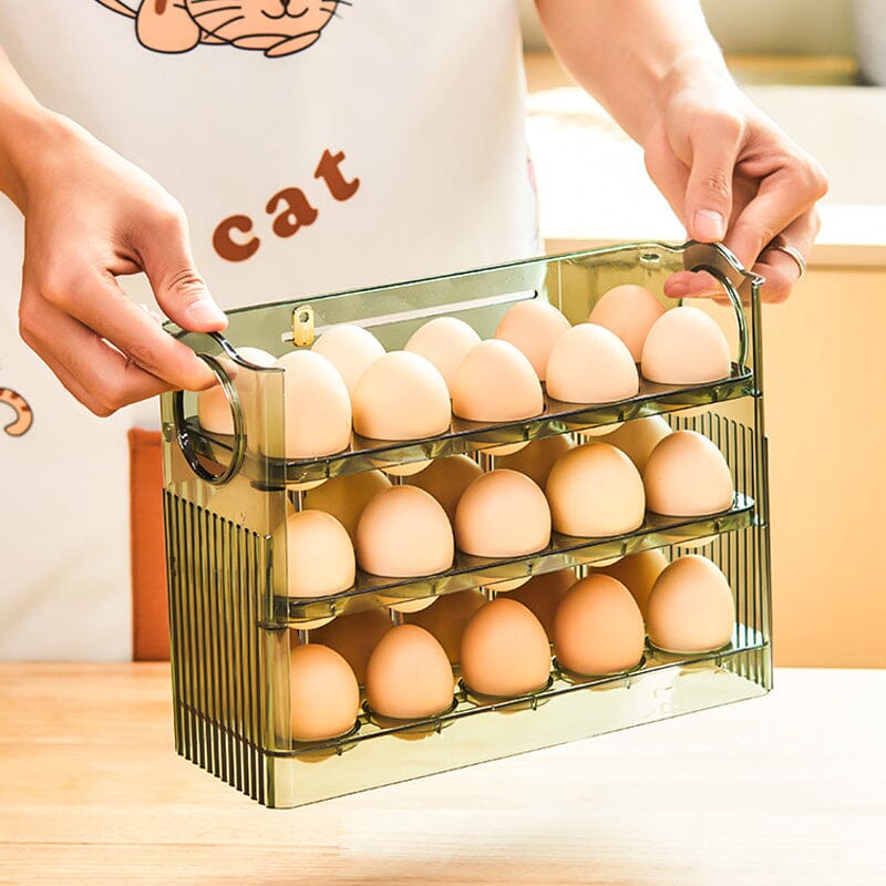 💥Begrenzte Zeit 50% Rabatt🔥Automatische Flip-Ei-Aufbewahrungsbox