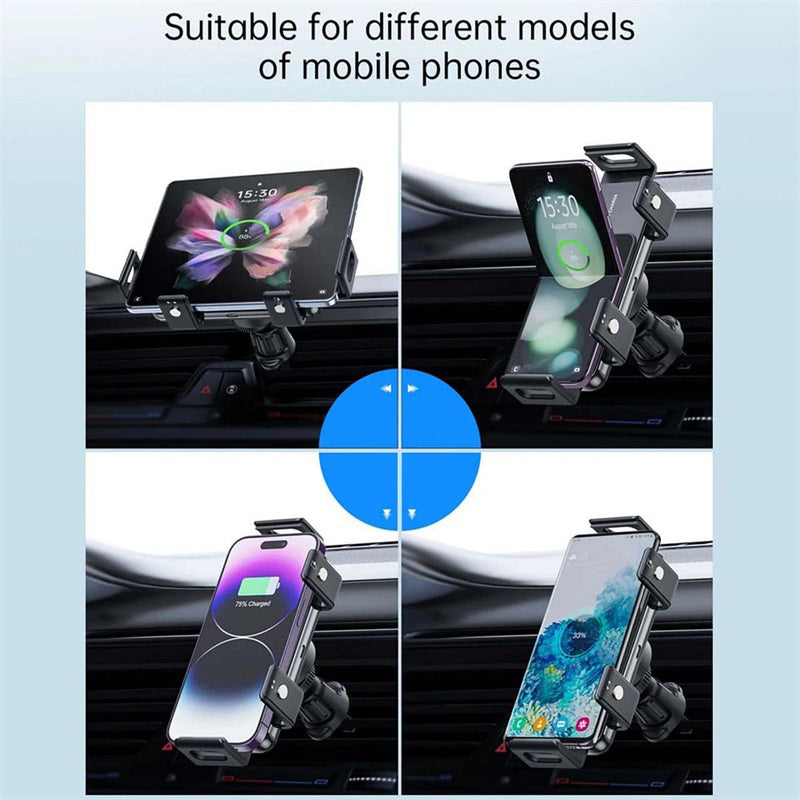 Dual Coil Wireless Car Charger Handyhalterung