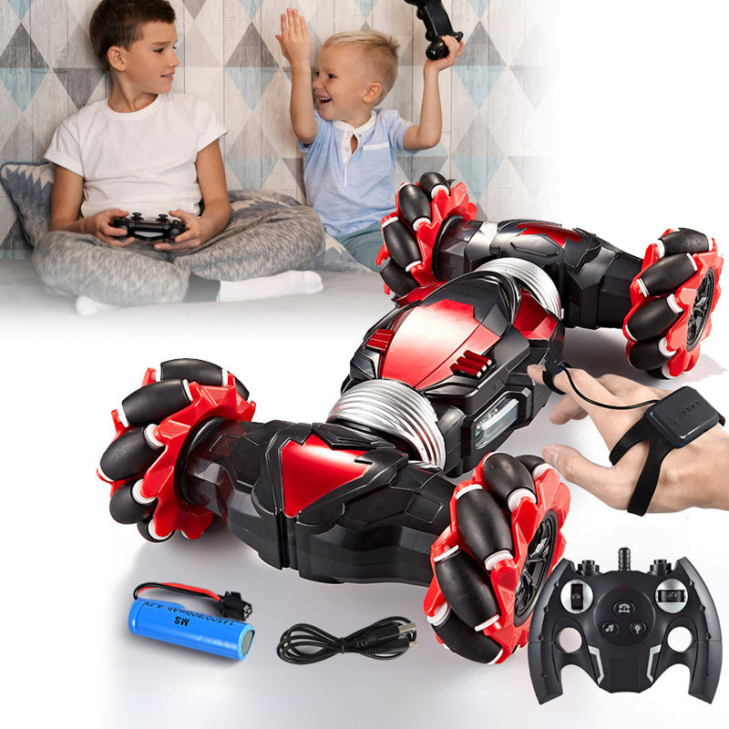 💯🎁volle Punktzahl-Punkte-Geschenk - Interaktives 360° drehbares RC 4WD Auto Set