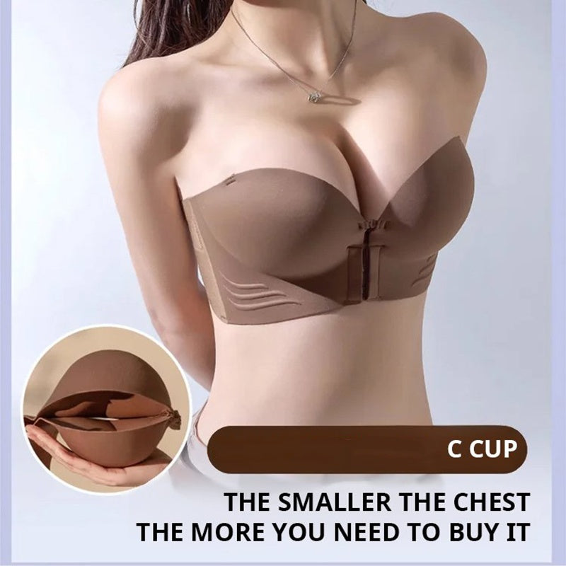 💕Frauen-BH mit Anti-Rutsch-Vorderverschluss und Strapless-Design( 😍Kostenloser Versand beim Kauf von 2 Farben oder mehr)