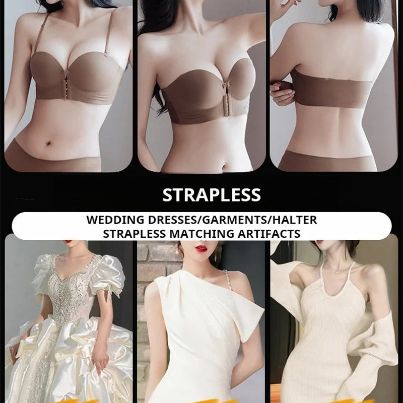 💕Frauen-BH mit Anti-Rutsch-Vorderverschluss und Strapless-Design( 😍Kostenloser Versand beim Kauf von 2 Farben oder mehr)