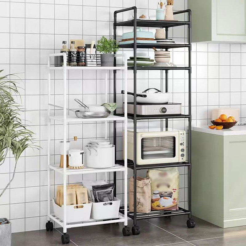🔥Begrenzte Zeit 50 % Rabatt🔥Mehrstöckiges Lagerregal mit Gleiträdern