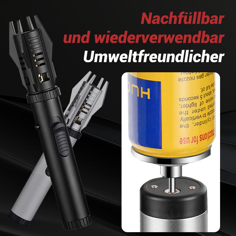 🗡️Cooles Lichtschwert-Styling⚡Multifunktionales, großes, winddichtes Schweißbrenner-Feuerzeug