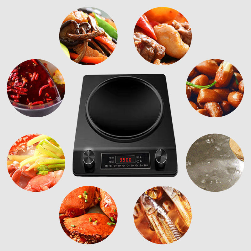 ⚡Zeitlich begrenztes Angebot von 50% - 3500 Watt Induktionskochfeld, 10 Temperaturstufen