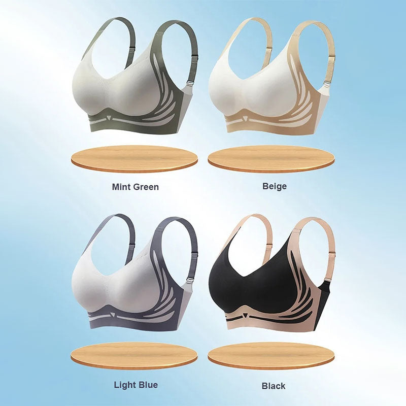 🌸Herbstschlussverkauf🌸Zeitlich begrenzt 44% RABATT💕Je mehr Sie kaufen, desto höher ist der Rabatt💕Hebender bügelloser Push-up-BH mit Anti-Sagging-Effekt
