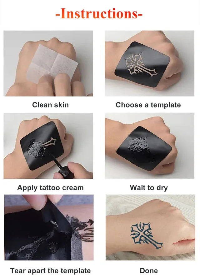 🌸Herbstschlussverkauf🌸Wasserfestes Juice Tattoo-Set