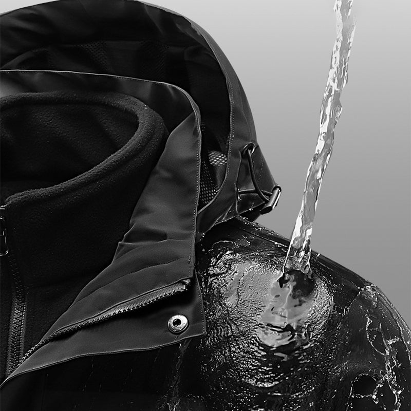 ✈️ Kostenlose Lieferung - Regenjacke mit Kapuze für Herren – wasserdicht und winddicht