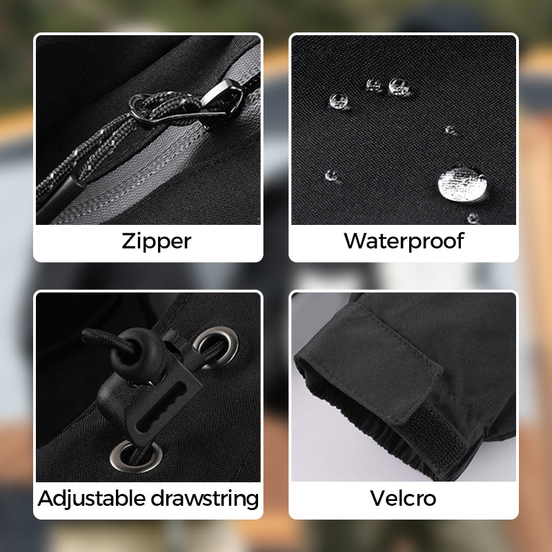 ✈️ Kostenlose Lieferung - Regenjacke mit Kapuze für Herren – wasserdicht und winddicht