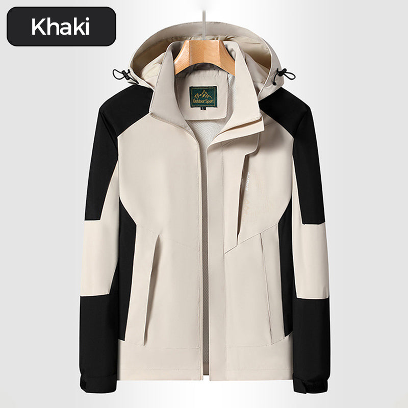 ✈️ Kostenlose Lieferung - Regenjacke mit Kapuze für Herren – wasserdicht und winddicht