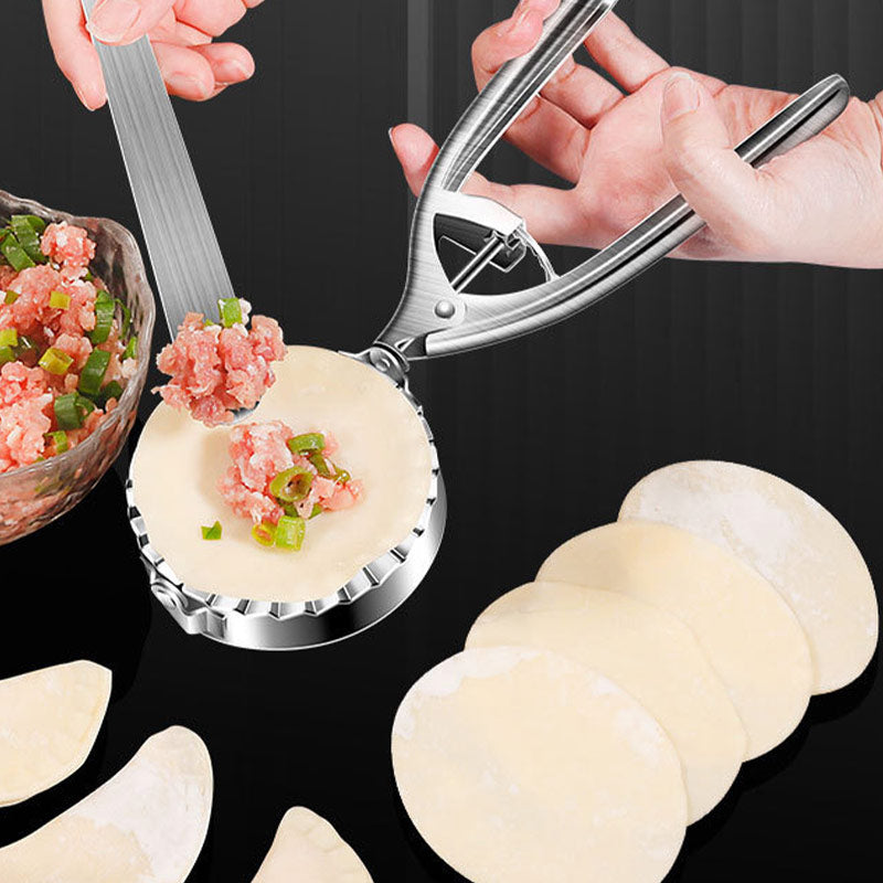 ✨🧑🍳Embellish your cooking - 👍Durable Stainless Steel Dumpling Mold Clip
