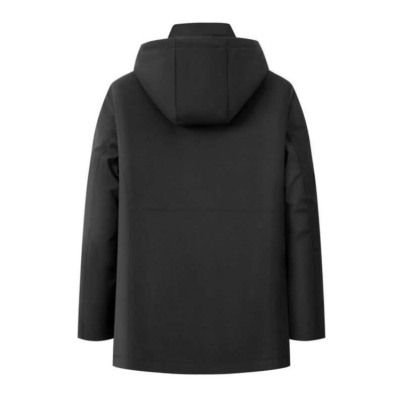 💥Black Friday Aktion mit 44% Rabatt 🖤Herren Winter Thermomantel mit dicker Kapuze Parka