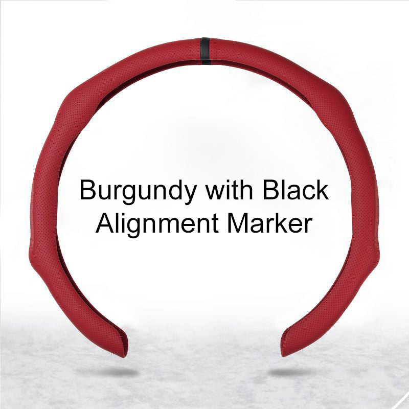 🎁Früher Black Friday Sale🎁Atmungsaktiver, rutschfester, ultradünner Lenkradbezug