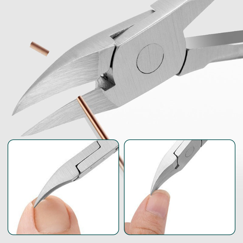 🎁Heißer Verkauf 50% Rabatt💥Abgewinkelter Profi-Nagelknipser mit Feder
