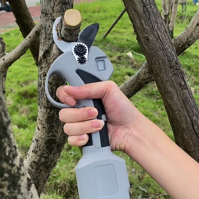 Elektrische Gartenschere mit Akku & Ladegerät