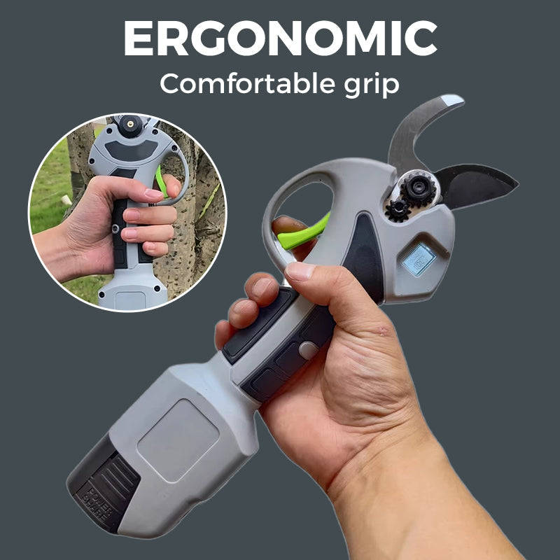 Elektrische Gartenschere mit Akku & Ladegerät