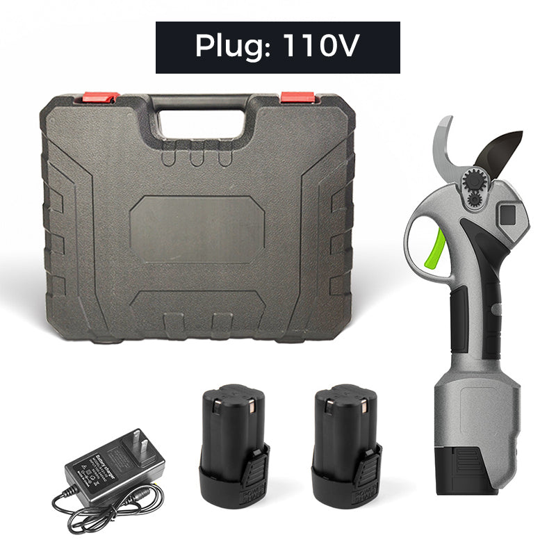 Elektrische Gartenschere mit Akku & Ladegerät