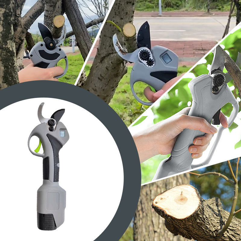 Elektrische Gartenschere mit Akku & Ladegerät