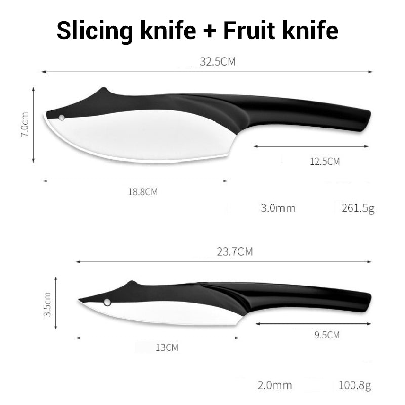 🍅🔪Scharfes, langlebiges Messer aus rostfreiem Stahl