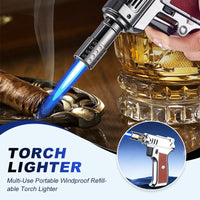 Mehrzwecker tragbarer winddeterfassbarer Torch leichter