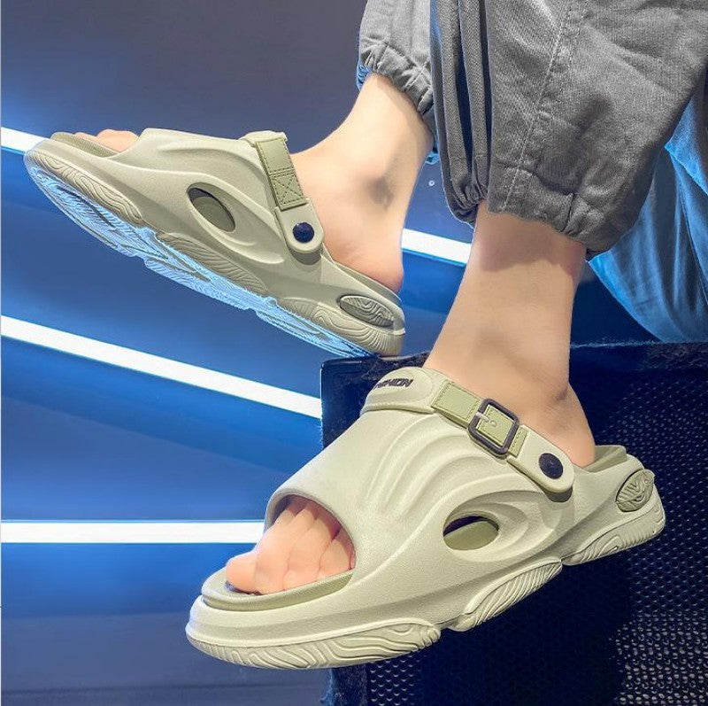🌟🩴Rutschfeste Slip-On-EVA-Hausschuhe mit dicker Sohle