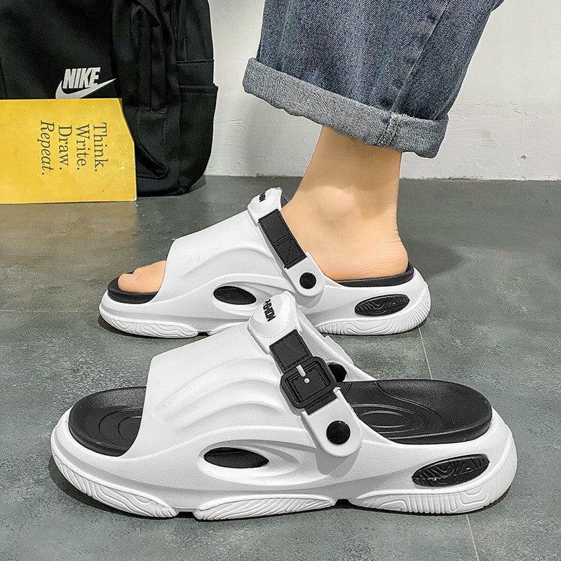 🌟🩴Rutschfeste Slip-On-EVA-Hausschuhe mit dicker Sohle