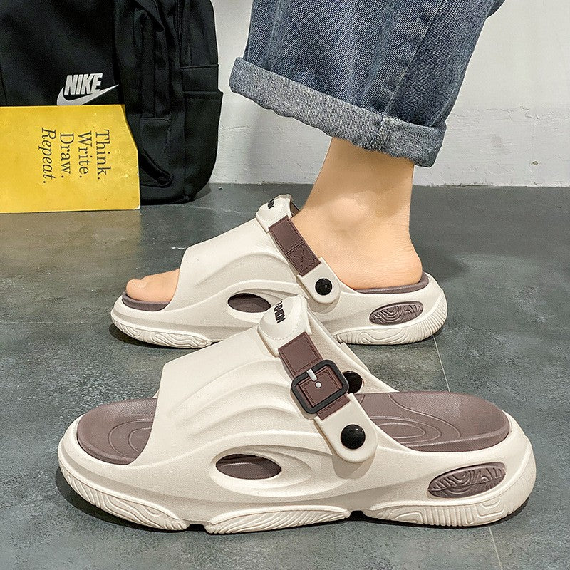 🌟🩴Rutschfeste Slip-On-EVA-Hausschuhe mit dicker Sohle