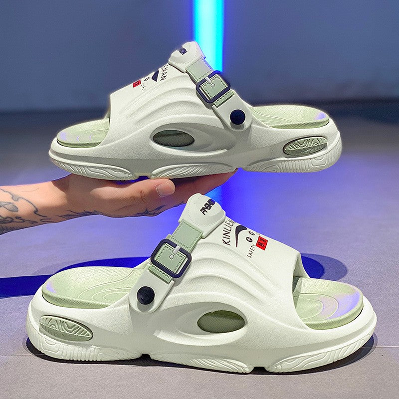 🌟🩴Rutschfeste Slip-On-EVA-Hausschuhe mit dicker Sohle