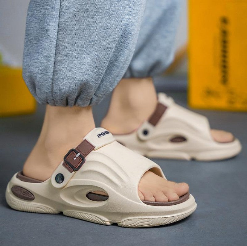 🌟🩴Rutschfeste Slip-On-EVA-Hausschuhe mit dicker Sohle