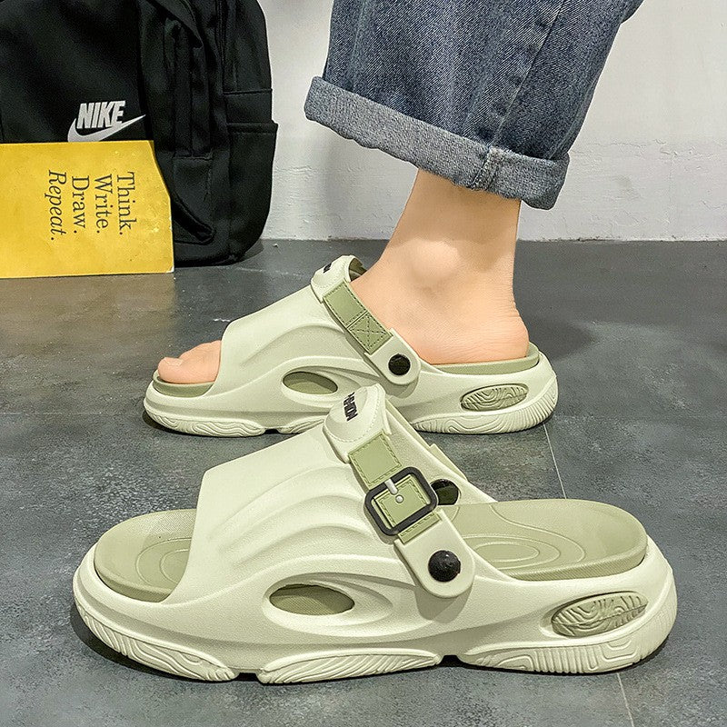 🌟🩴Rutschfeste Slip-On-EVA-Hausschuhe mit dicker Sohle