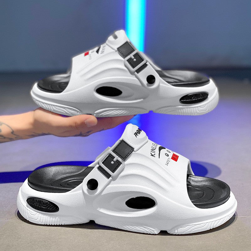 🌟🩴Rutschfeste Slip-On-EVA-Hausschuhe mit dicker Sohle