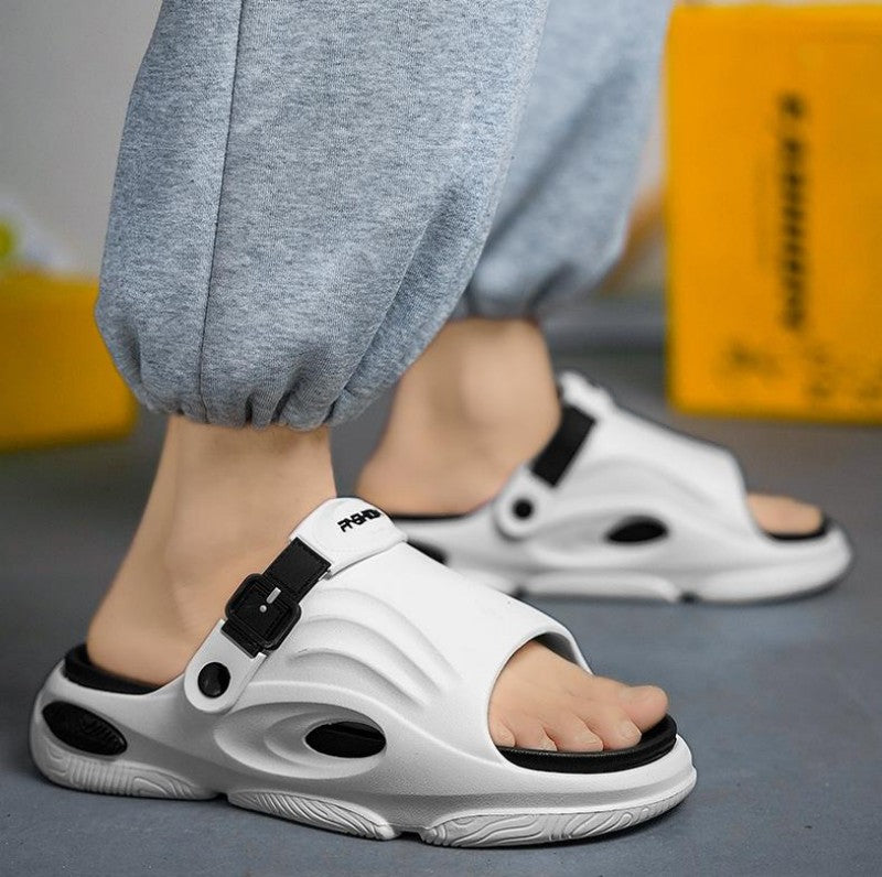 🌟🩴Rutschfeste Slip-On-EVA-Hausschuhe mit dicker Sohle