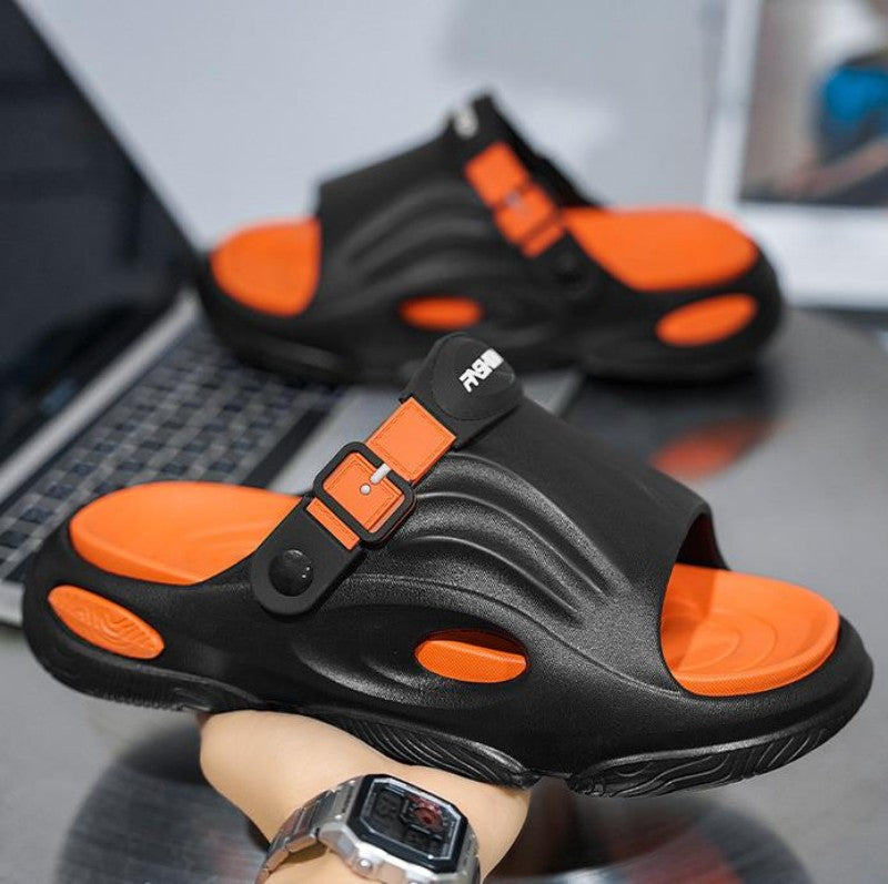 🌟🩴Rutschfeste Slip-On-EVA-Hausschuhe mit dicker Sohle