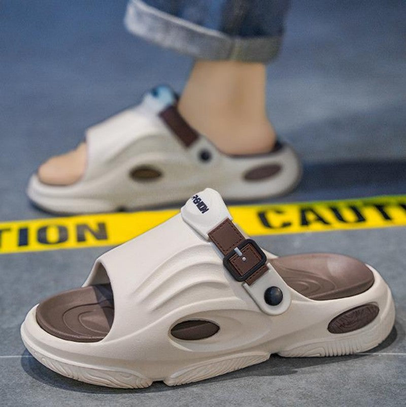 🌟🩴Rutschfeste Slip-On-EVA-Hausschuhe mit dicker Sohle