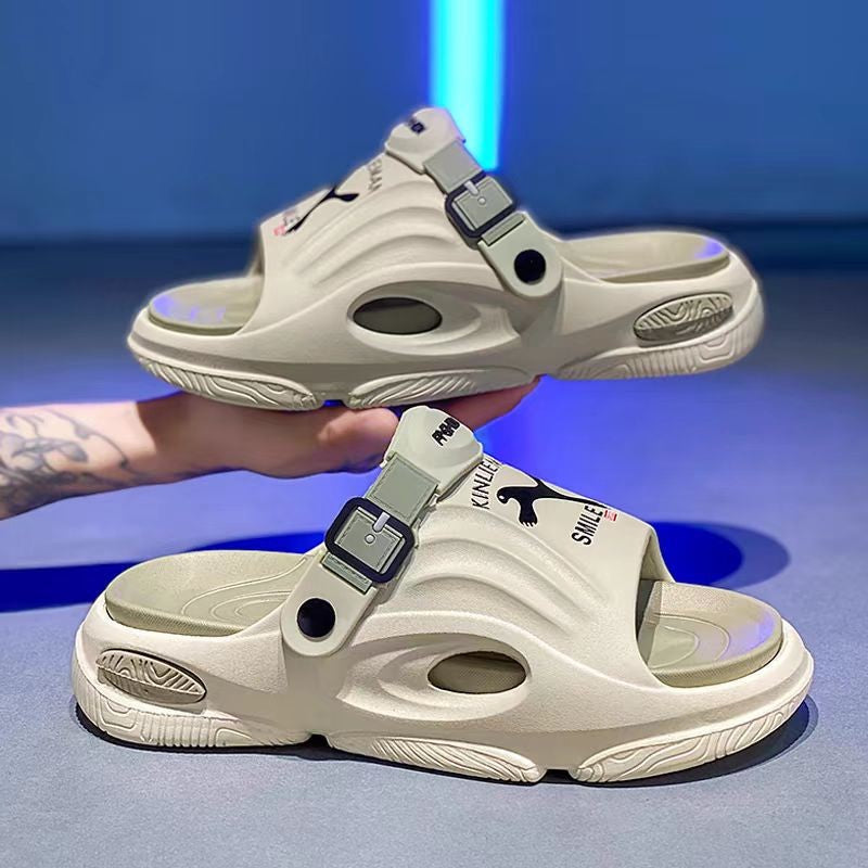 🌟🩴Rutschfeste Slip-On-EVA-Hausschuhe mit dicker Sohle