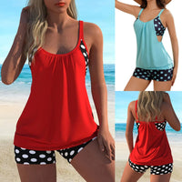 🏖️ Heißer Sommer – 49 % RABATT 👙 Zweiteiliges Damen-Bikini-Set mit Polka-Dots