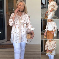 🔥2025 New Large Size Women's Long Sleeve Shirt with Button Placket💥💥Befristetes Angebot: 50% Rabatt auf Bestellungen