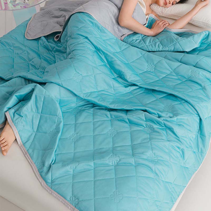 ❄️Breathable Bedruckte waschbare Sommer Kühlung Comforter💤Kein Pilling, bequem und atmungsaktiv, antibakteriell
