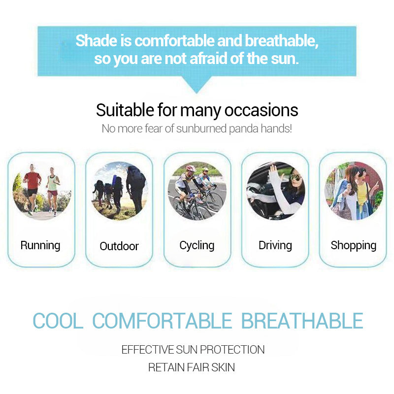 Ice-Feel Breathable Stretch Sun Sleeves