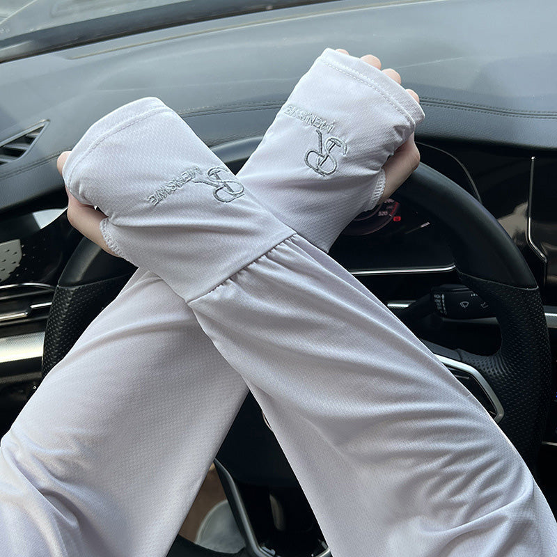 Ice-Feel Breathable Stretch Sun Sleeves