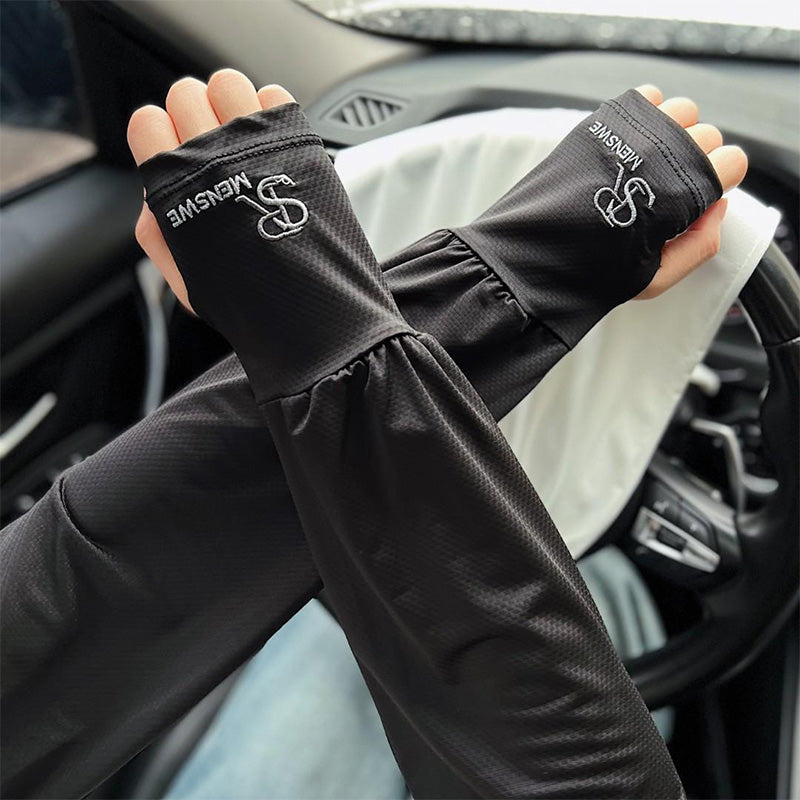 Ice-Feel Breathable Stretch Sun Sleeves