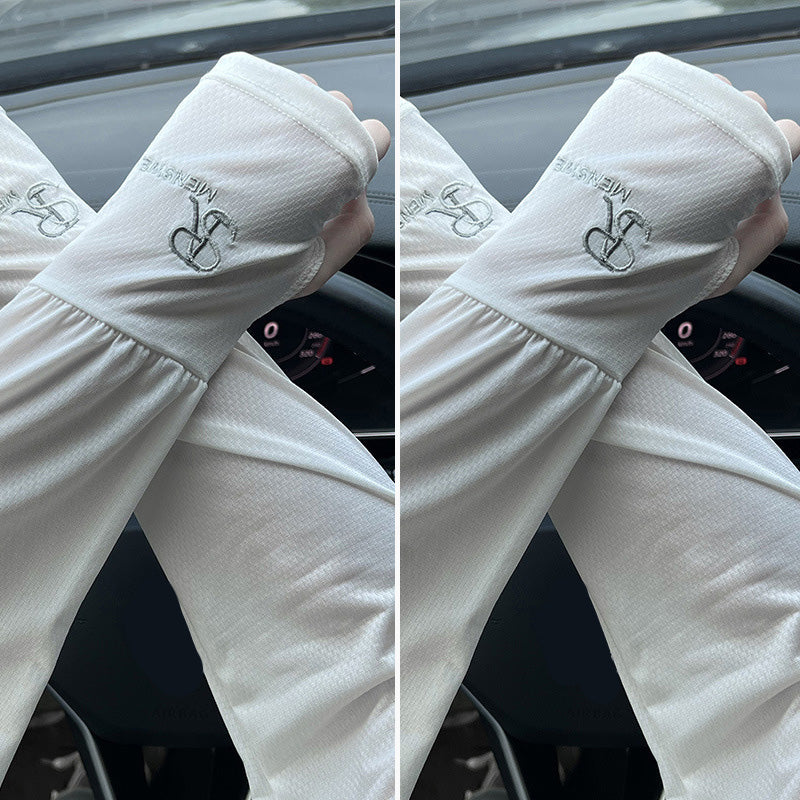 Ice-Feel Breathable Stretch Sun Sleeves