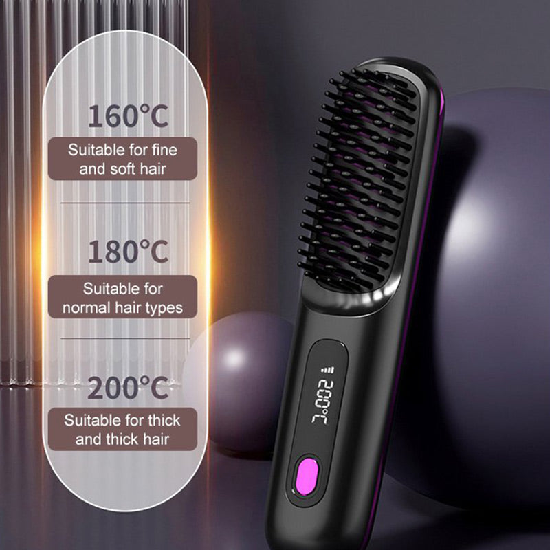 🔥 Glatte Haare überall – Kabelloser Haarglätter Jetzt im 2er-Deal: 5 € Sparen + Gratisversand! 💼💇♀️