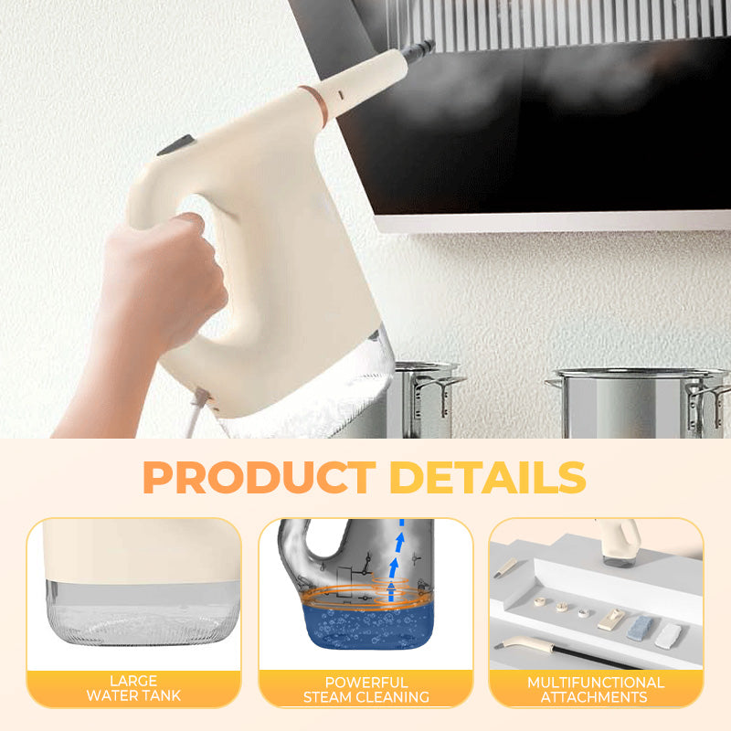 🔥Zeitlich begrenztes Angebot – 53% Rabatt! ✨ Multifunktionaler 5-in-1-Handdampfreiniger für einfaches Reinigen🧼💨